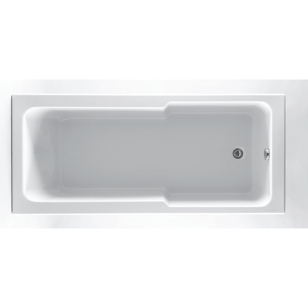 Belfry Bathroom Ailbe 1700 mm x 750 mm Straight Single Ended Bathtub